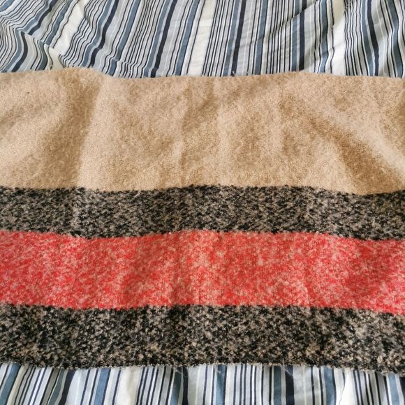 Red Black and Tan Tartan Plaid Fuzzy Soft Scarf Wrap - Picture 2 of 7